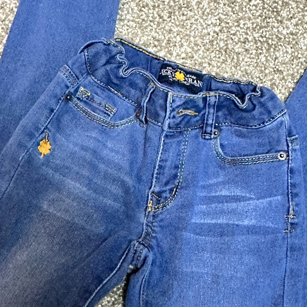 Lucky Brand Zoe Jeggings / Skinny Jeans - Girls Size 7 - Picture 6 of 8